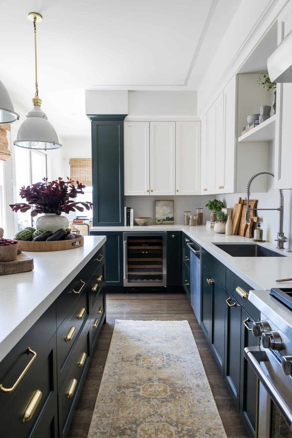 Gorgeous Blue Kitchen Cabinet Colors | A Blissful Nest