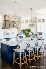 Gorgeous Blue Kitchen Cabinet Colors | A Blissful Nest