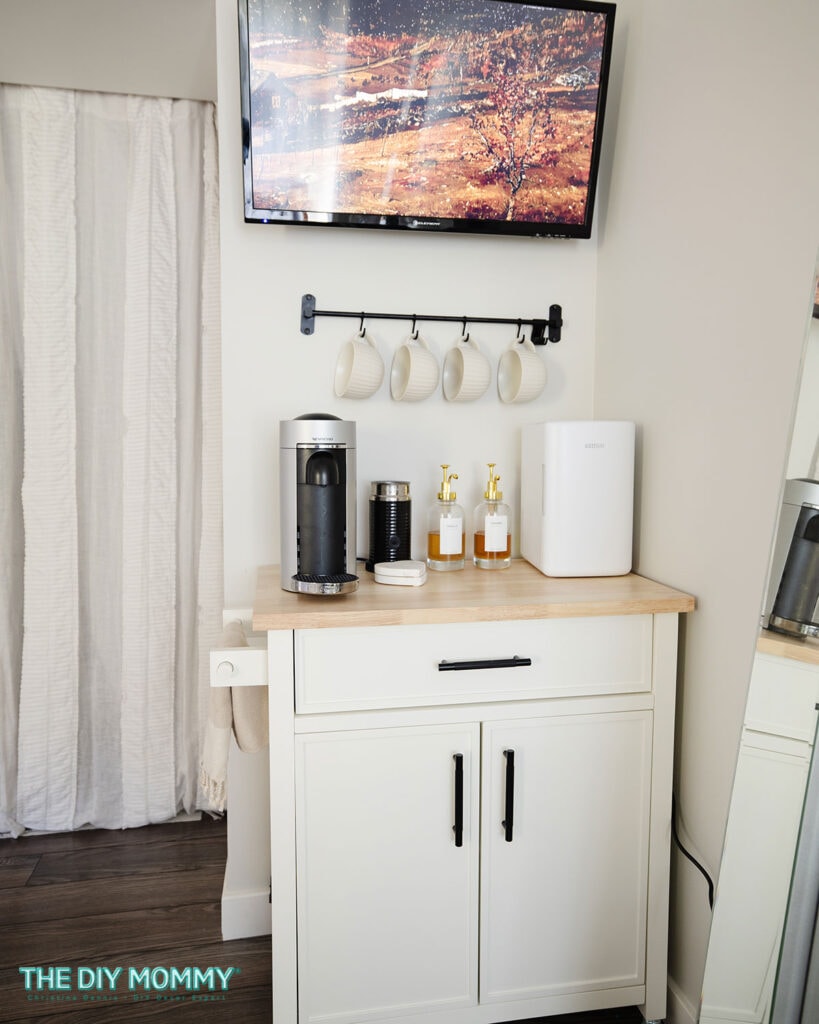 Coffee Bar Ideas For Small Spaces | A Blissful Nest