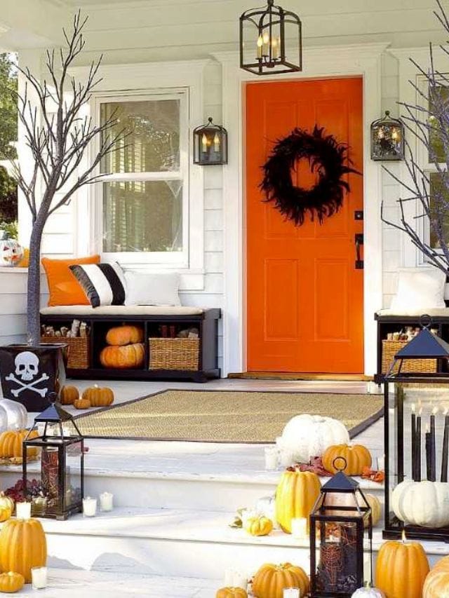Spooky Halloween Porches Story