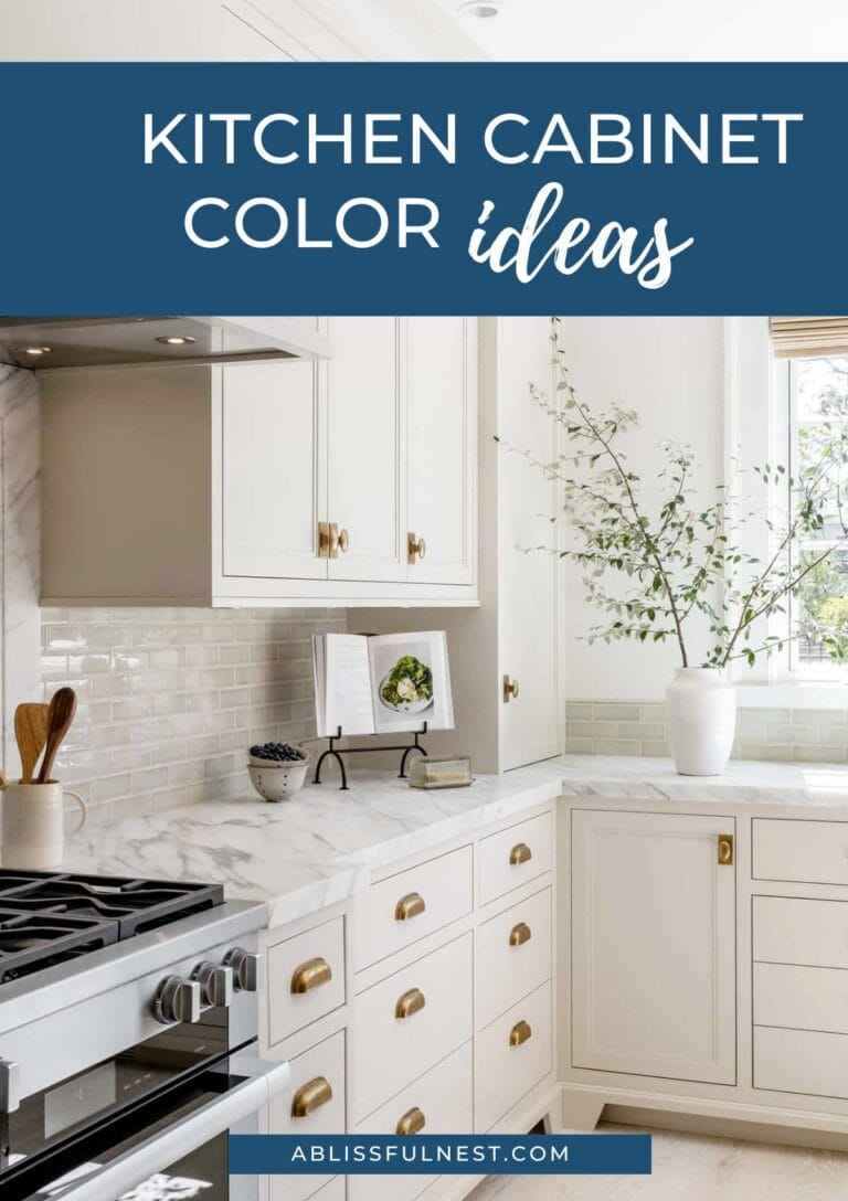 Kitchen Cabinet Color Ideas | A Blissful Nest