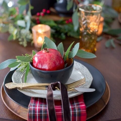 Image for Red and Black Christmas Table