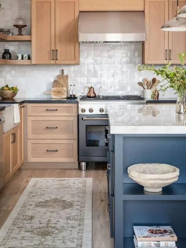 Two Tone Kitchen Cabinet Colors Story