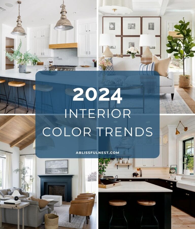 The Hottest Interior Color Trends For 2024 | A Blissful Nest