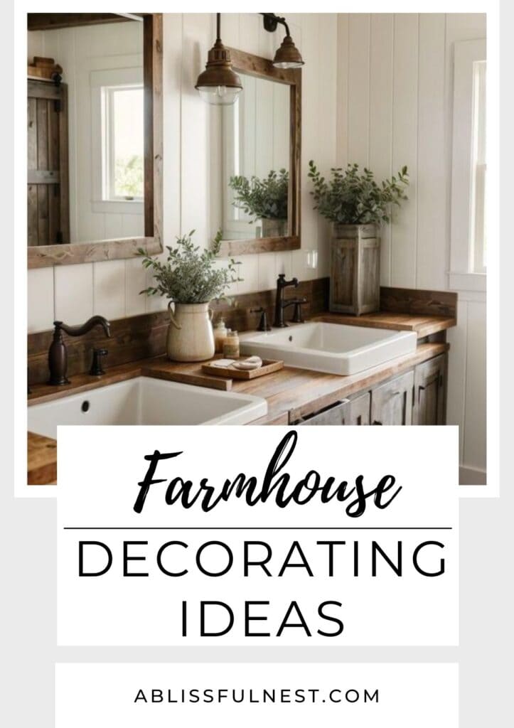 Farmhouse Decorating Ideas | A Blissful Nest