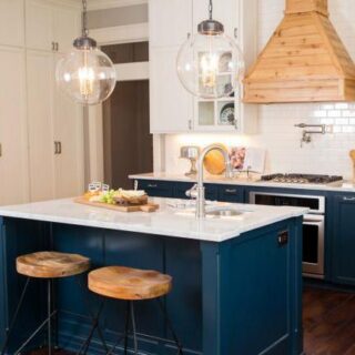 Image for Navy Blue Farmhouse Kitchen