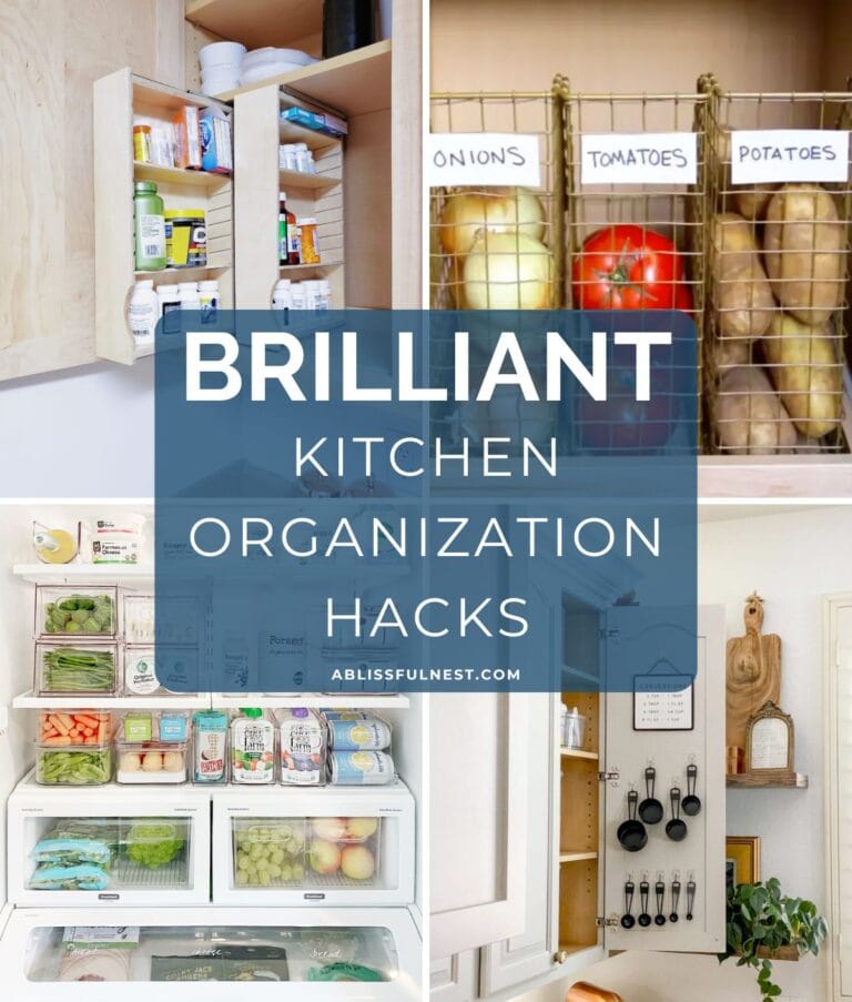 Brilliant Kitchen Organization Hacks To Copy A Blissful Nest