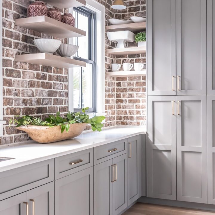 Image for Soft Gray Farmhouse Kitchen