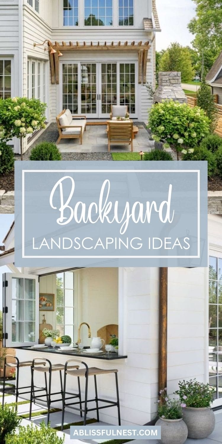 Backyard Landscaping Ideas | A Blissful Nest