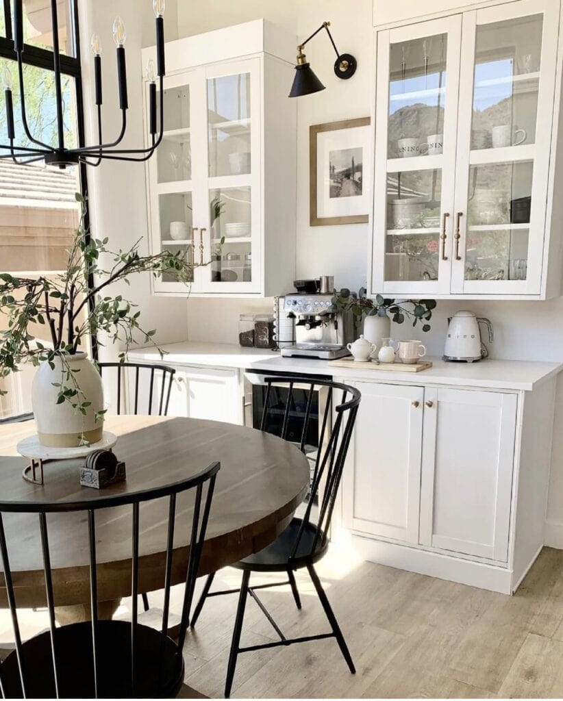 Dining Room Coffee Bar Ideas | A Blissful Nest