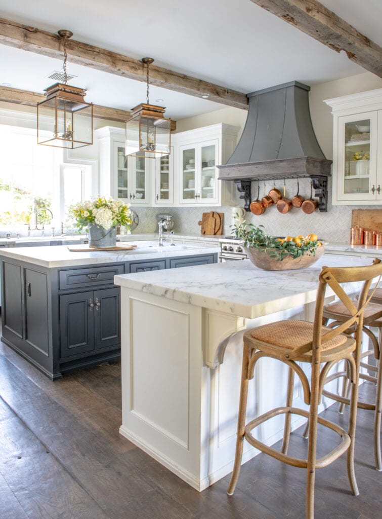 French Country Kitchen Cabinet Colors | A Blissful Nest