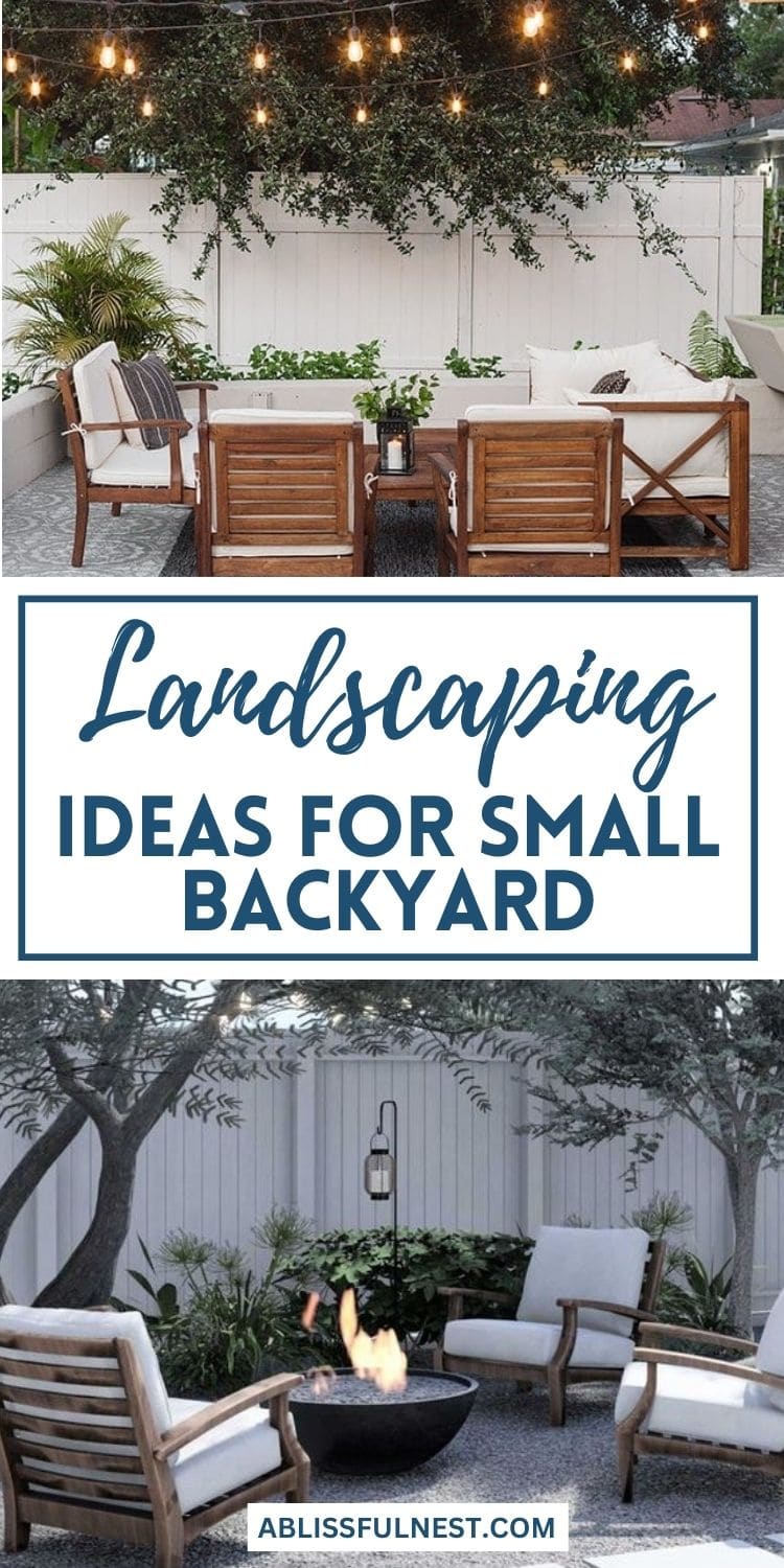 Landscaping Ideas For A Small Backyard | A Blissful Nest