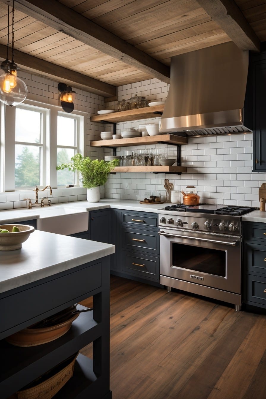 Traditional Farmhouse Kitchens | A Blissful Nest