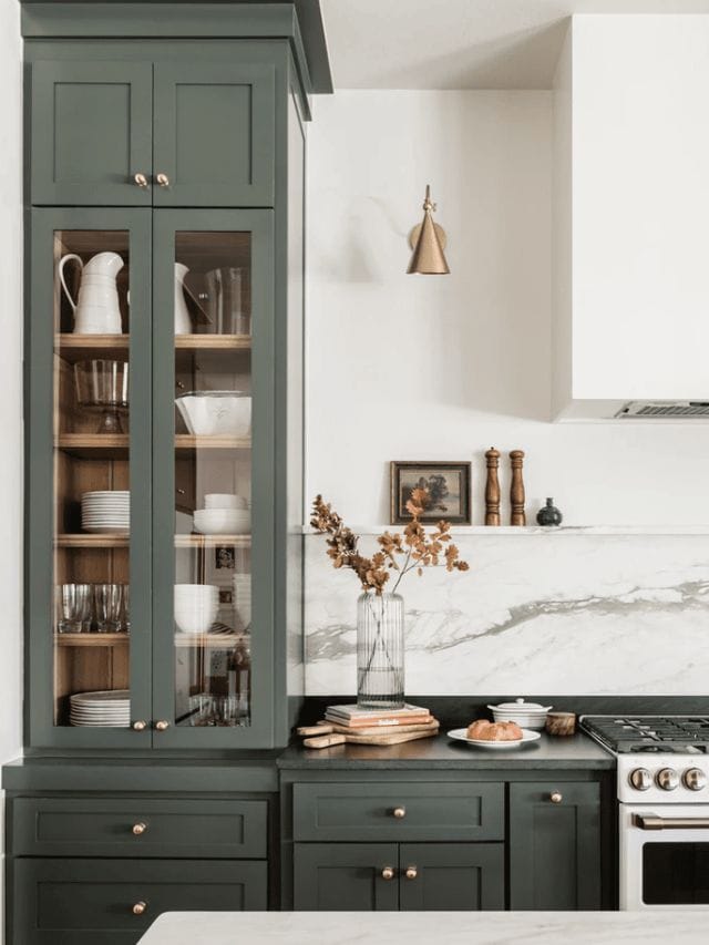 Best Green Kitchen Cabinet Colors Story