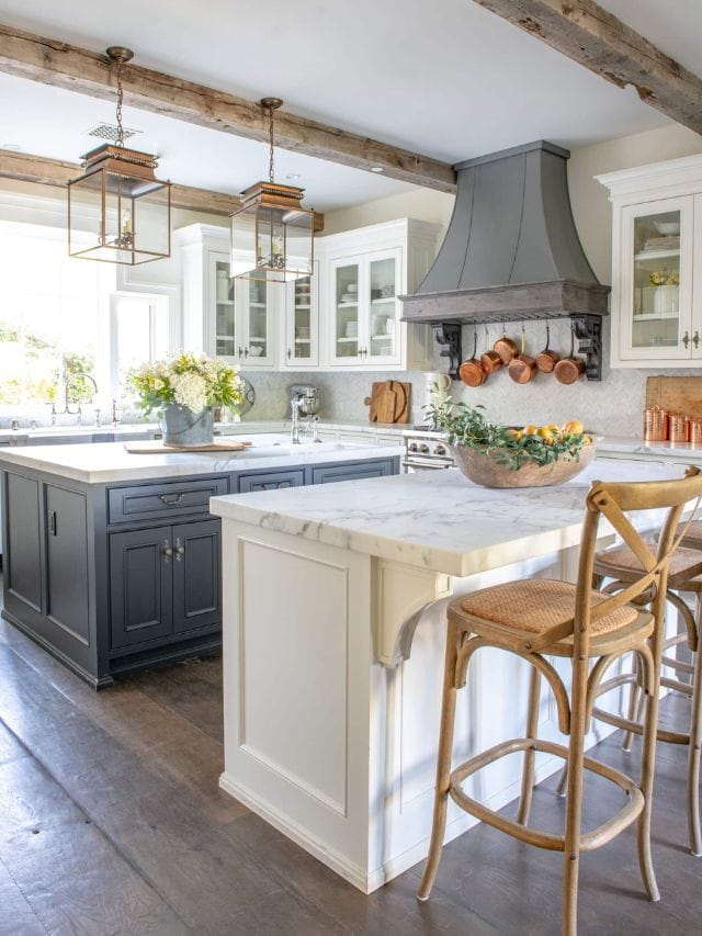 French Country Kitchen Cabinet Colors Story
