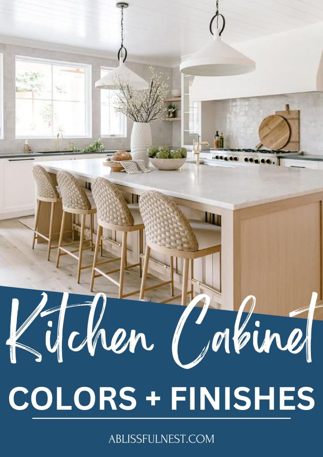 Kitchen Cabinet Colors and Finishes | A Blissful Nest