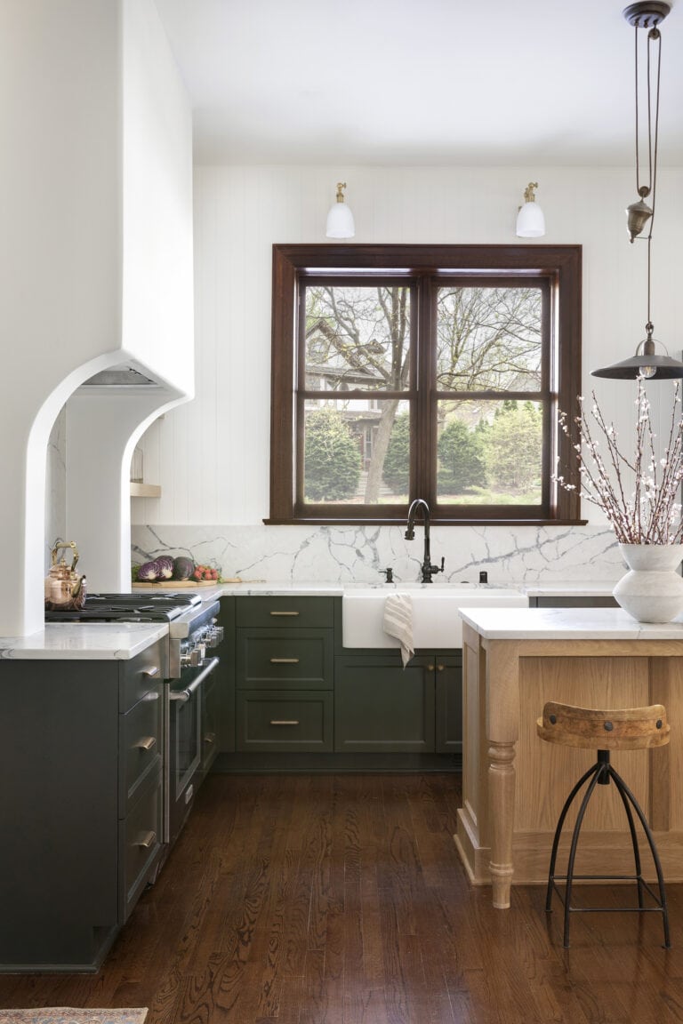 Dark Green Kitchen Cabinet Colors | A Blissful Nest