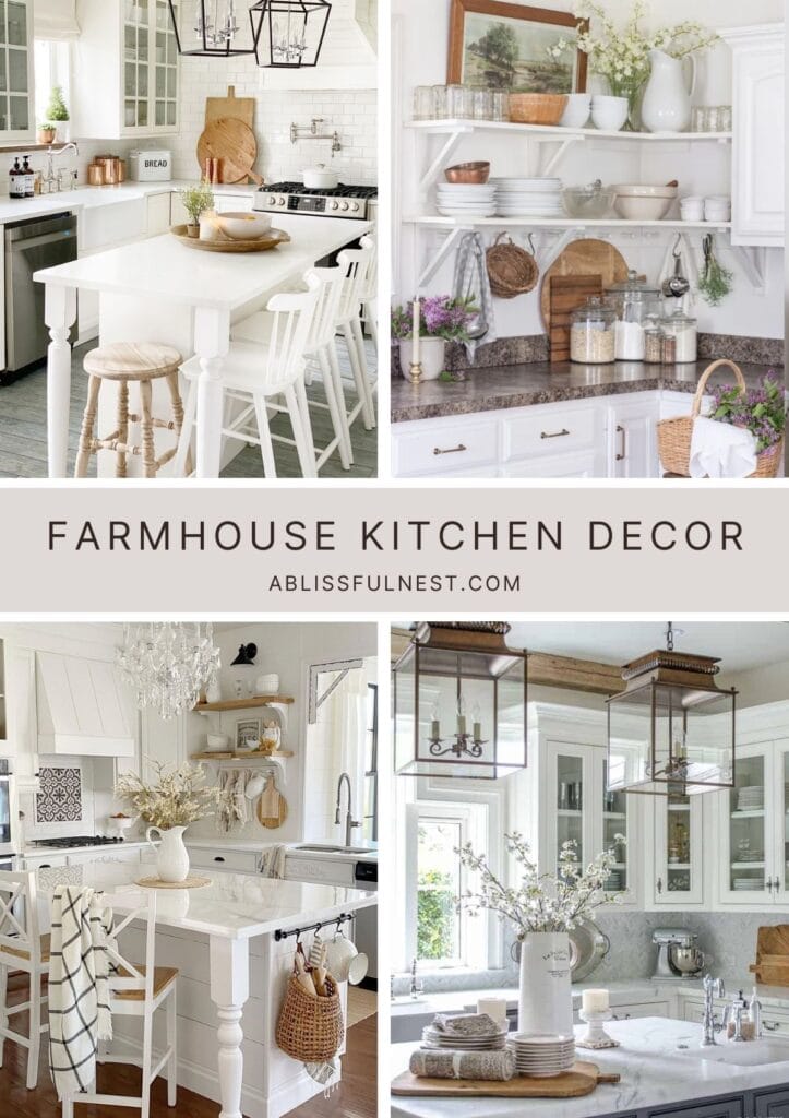 Farmhouse Kitchen Decor | A Blissful Nest