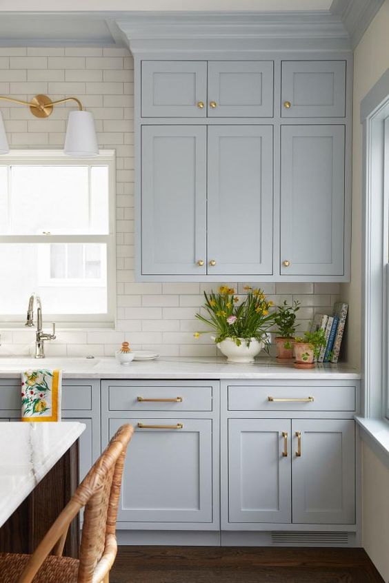 Light Blue Kitchen Cabinet Colors