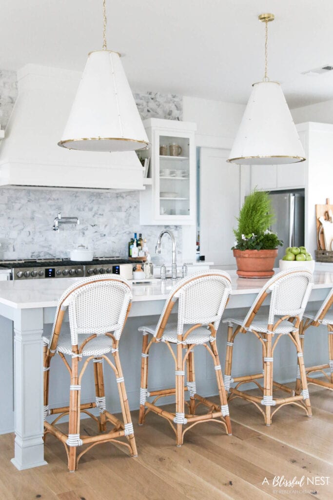 Light Blue Kitchen Cabinet Colors | A Blissful Nest