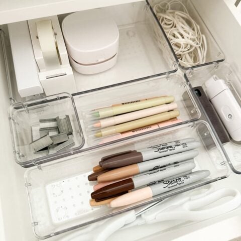 15 Practical Ways for Organizing a Home Office | A Blissful Nest
