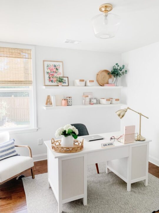 15 Practical Ways for Organizing a Home Office | A Blissful Nest