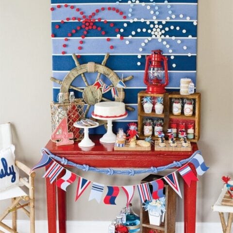 Image for Nautical Fireworks Backdrop