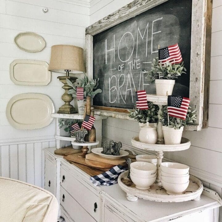 Image for Patriotic Chalkboard