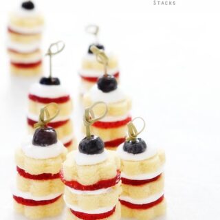 Image for Mini 4th of July Strawberry Shortcake Stacks