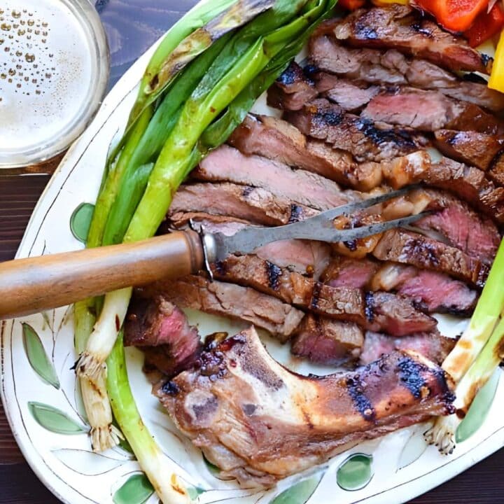 Image for Easy Marinated Rib-Eye and Vegetables