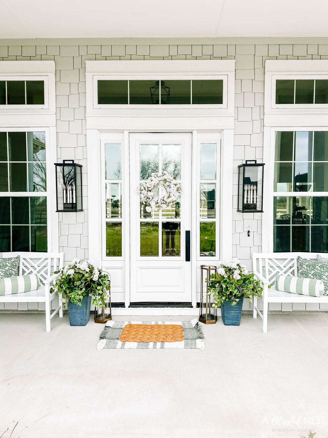 Beautiful Front Porches | A Blissful Nest