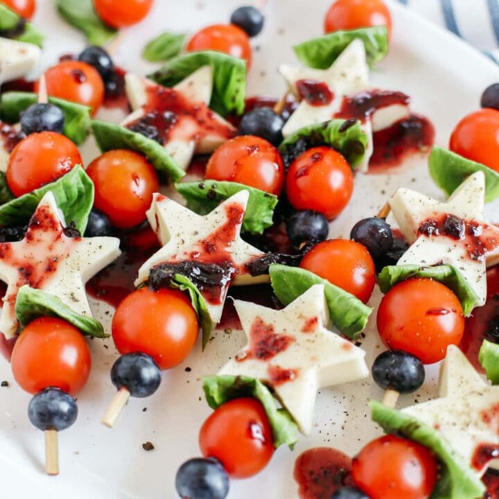 Image for Caprese Skewers with Blueberry Balsamic Glaze