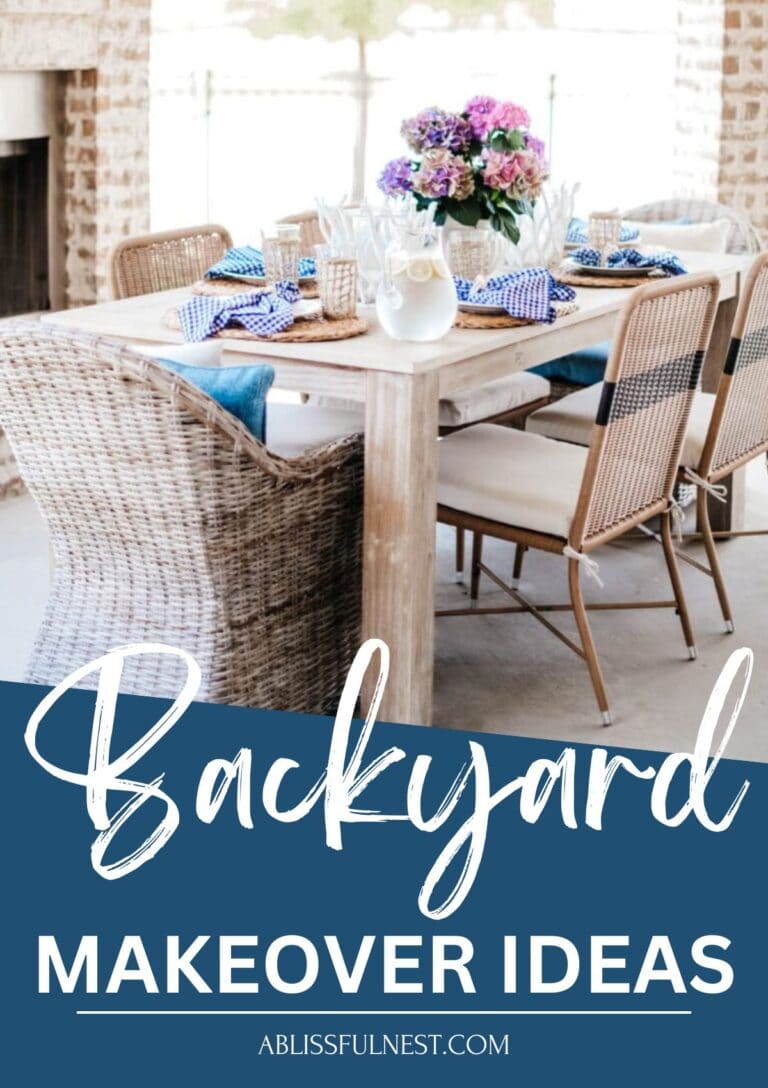 Backyard Makeover Ideas | A Blissful Nest