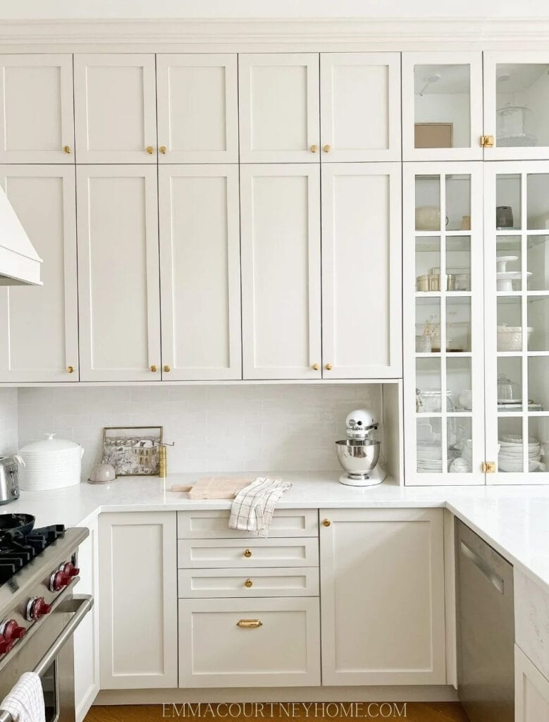 Creamy White Kitchen Cabinet Colors | A Blissful Nest