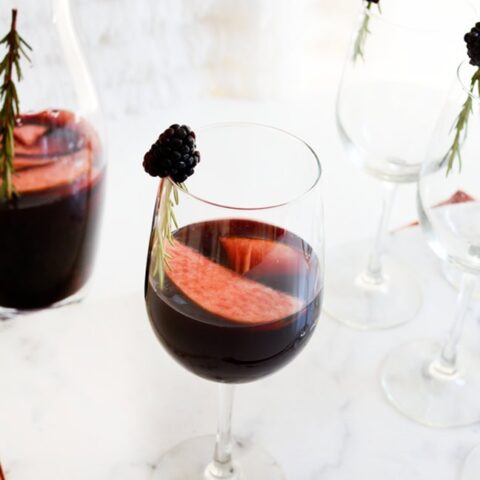 Image for Blackberry And Apple Red Wine Sangria
