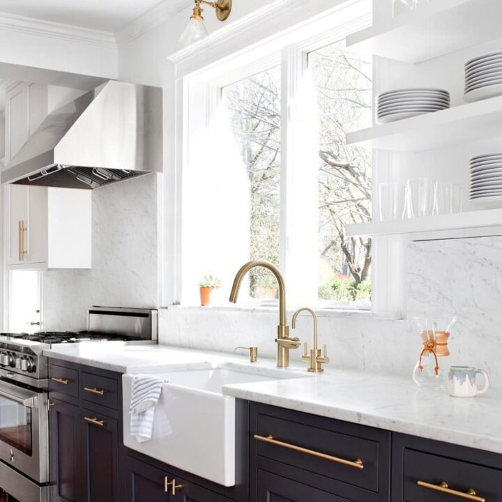 Image for Brass Fixtures & Dark Cabinets