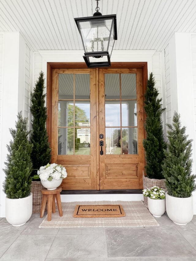 Front Porch Decor Ideas | A Blissful Nest