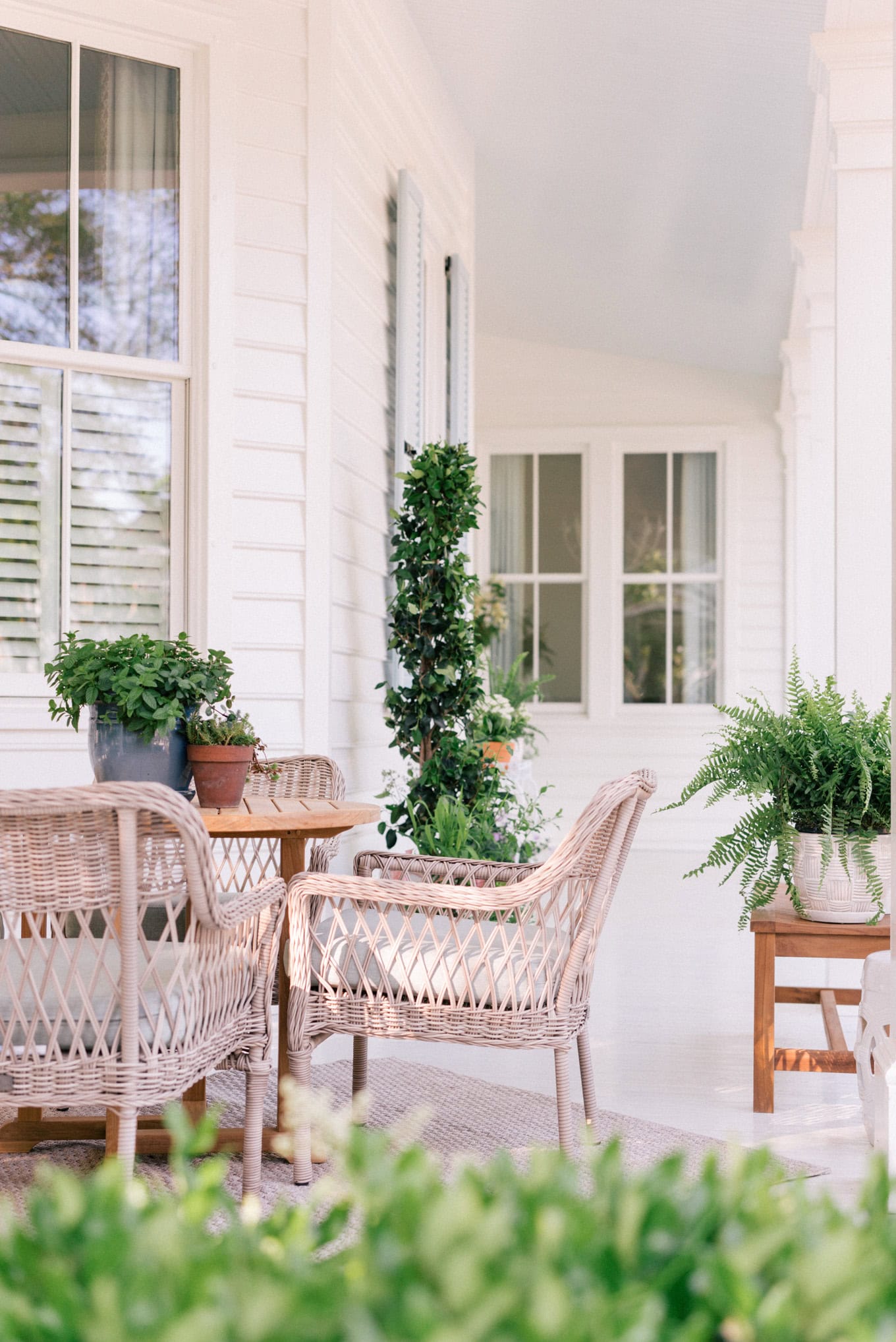 White Front Porches