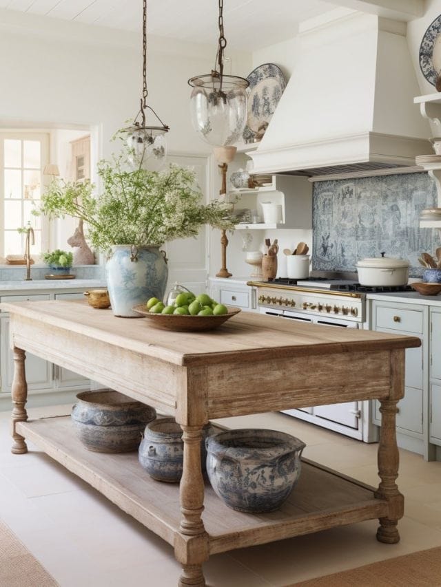 Traditional Farmhouse Kitchens-Webstories- Cover