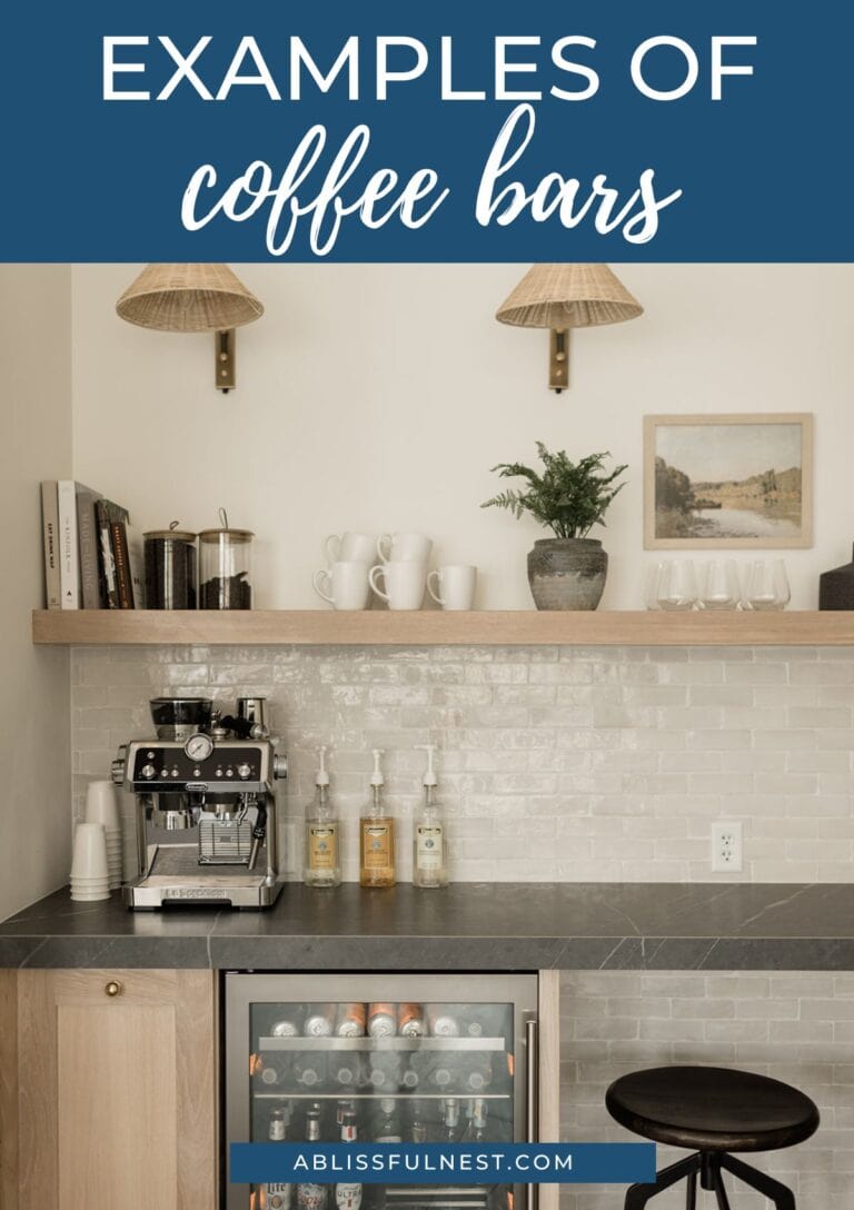 Examples Of Coffee Bars | A Blissful Nest