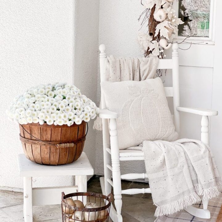 Image for Basket of Faux Mums