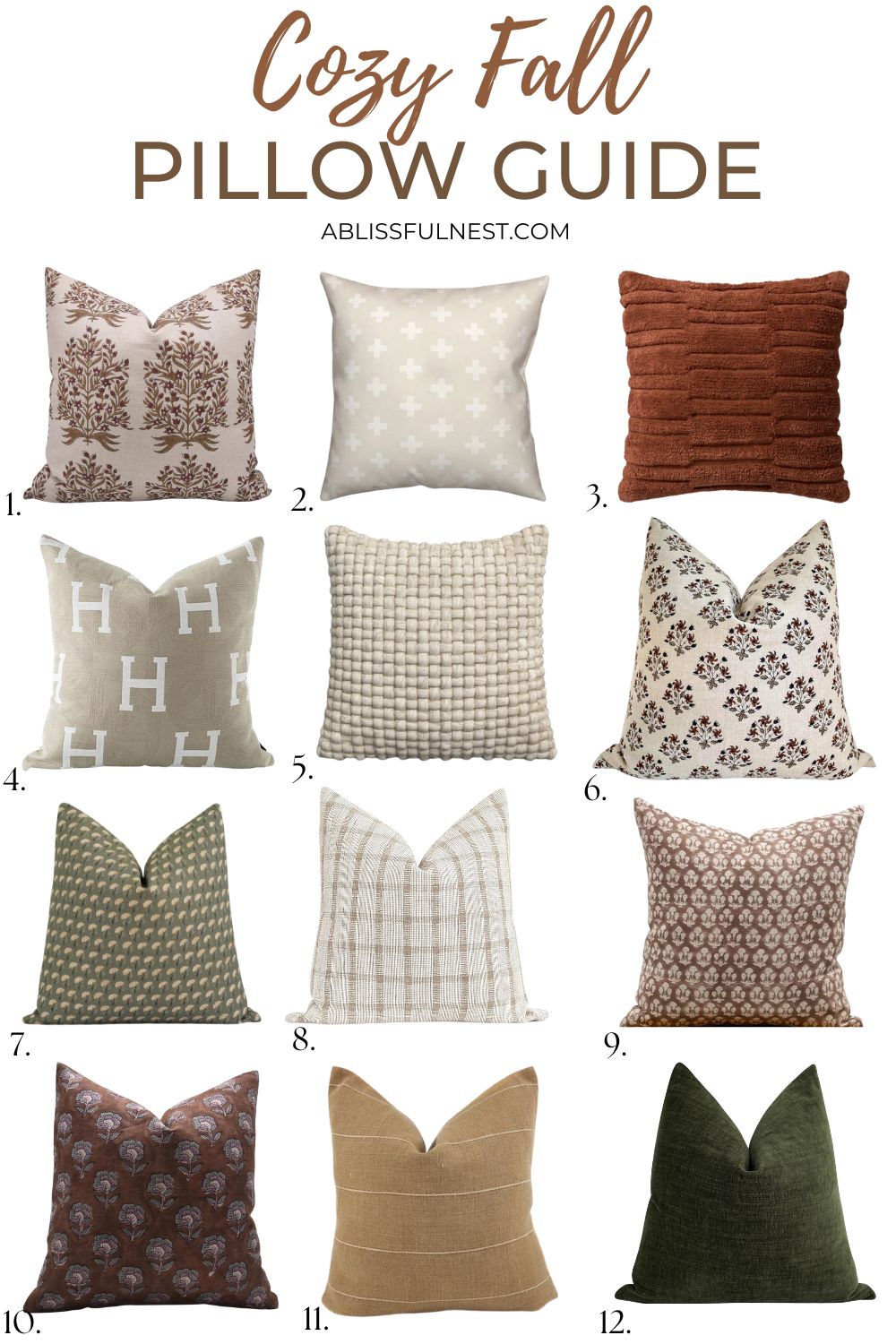 Cozy Fall Pillows