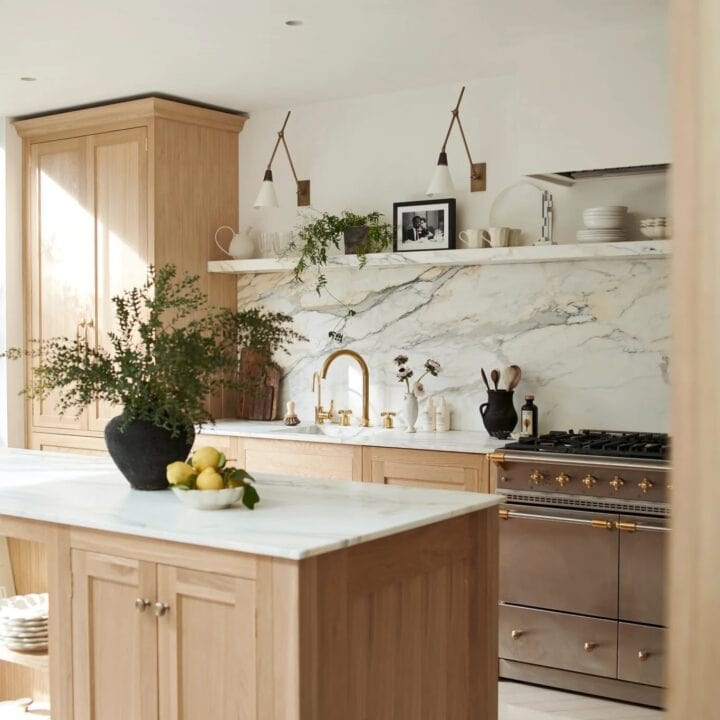 Image for Oak Cabinets With Marble Countertops