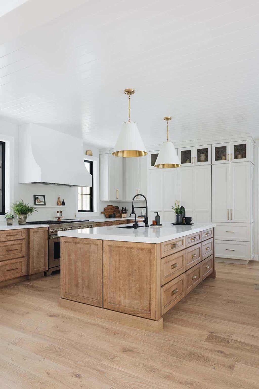 Oak Kitchen Cabinet Colors | A Blissful Nest