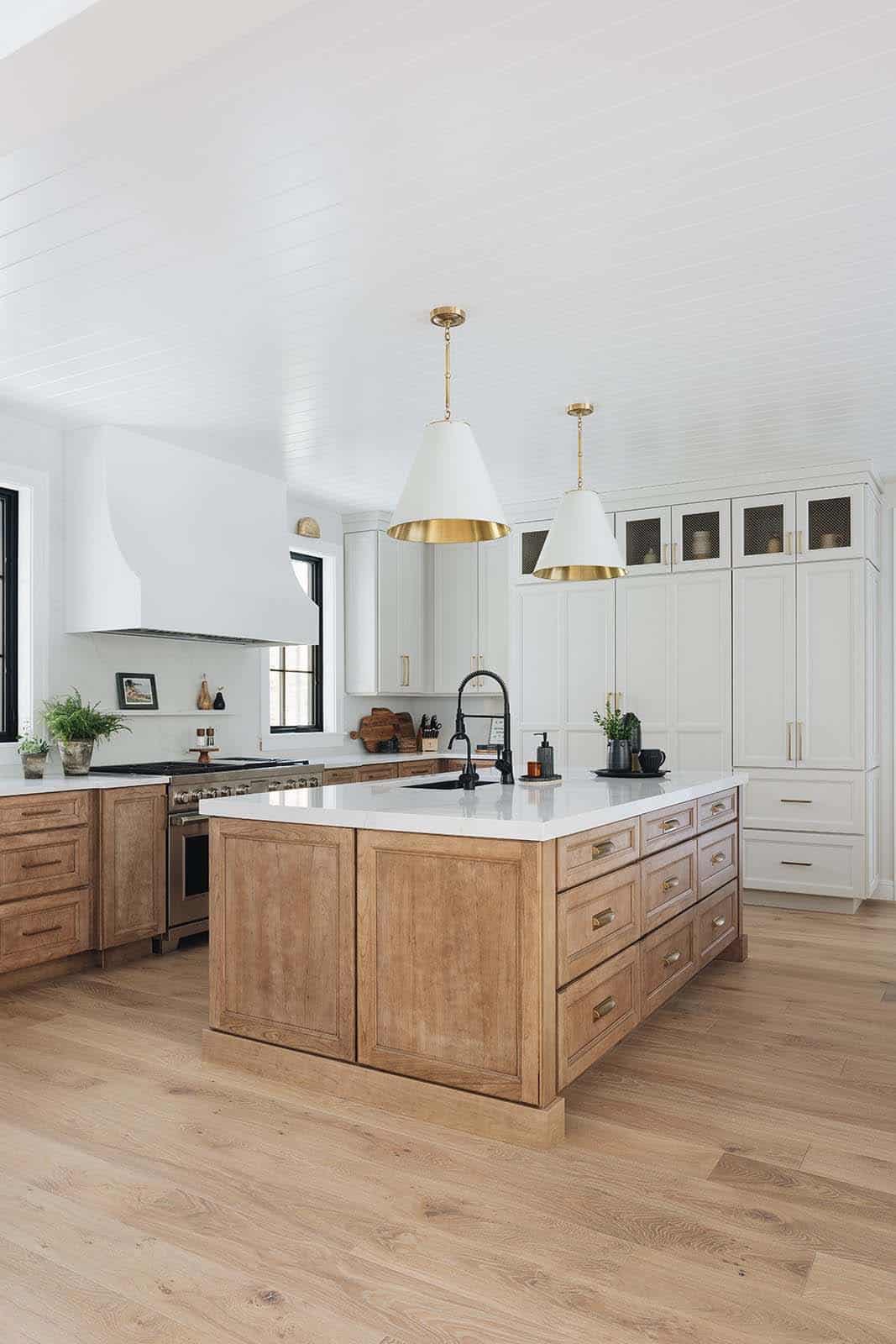 Oak Kitchen Cabinet Colors | A Blissful Nest
