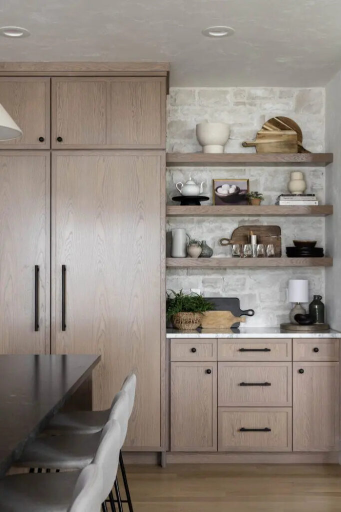 Oak Kitchen Cabinet Colors | A Blissful Nest