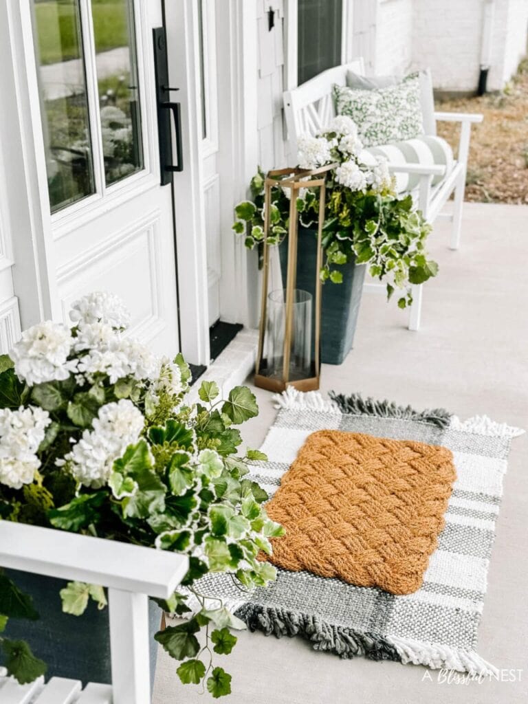 Outdoor Artificial Flower Arrangements | A Blissful Nest