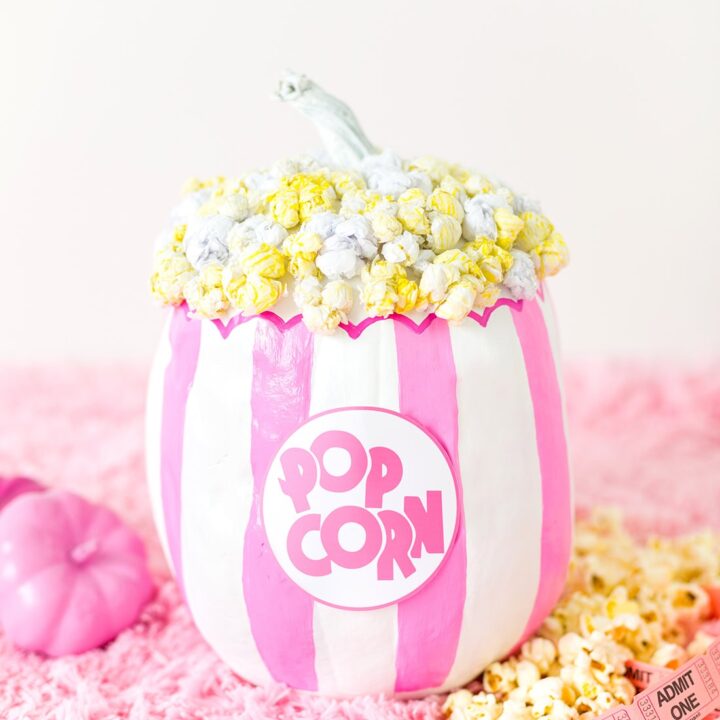 Image for DIY No-Carve Popcorn Pumpkin