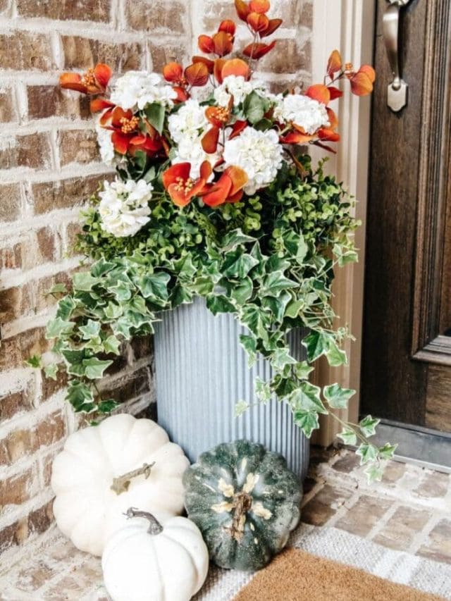 Fall Planters For Front Porch-Webstories- Cover