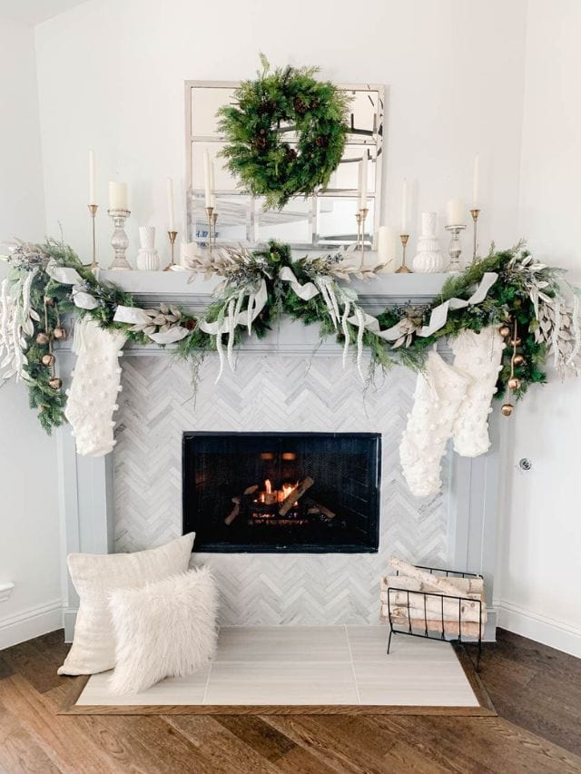 How to Hang Holiday Garland Without Damaging Your Mantel-Webstories- Cover